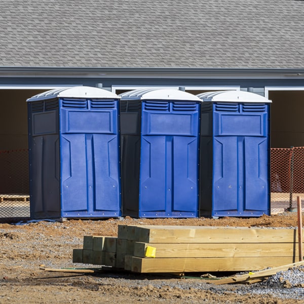 do you offer hand sanitizer dispensers inside the porta potties in Buckland MA